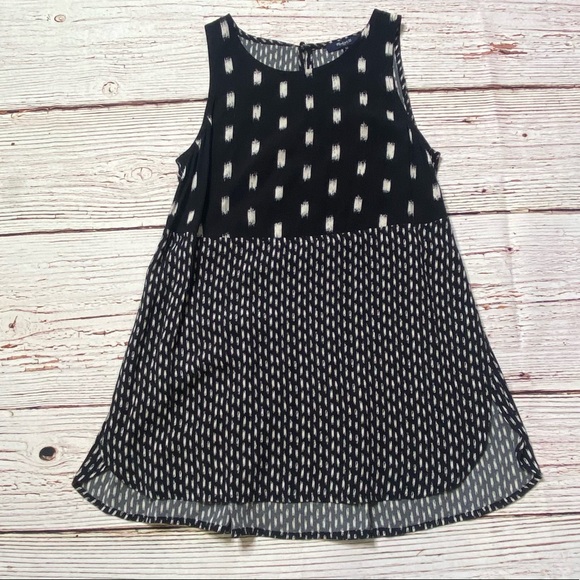 Madewell Sunbase Black Ikat Print Top Sz XS - Picture 8 of 16